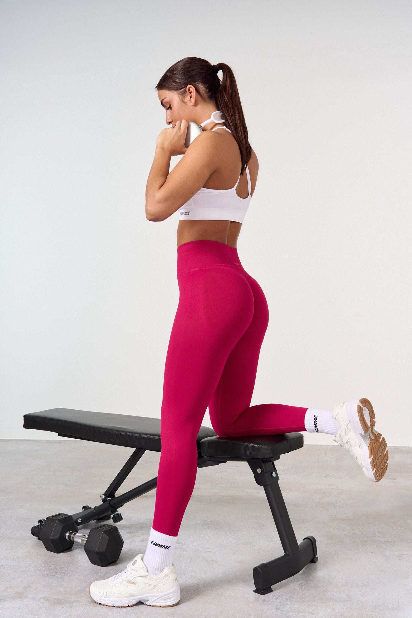 Refine Scrunch Leggings - for kvinde - FAMME - Leggings