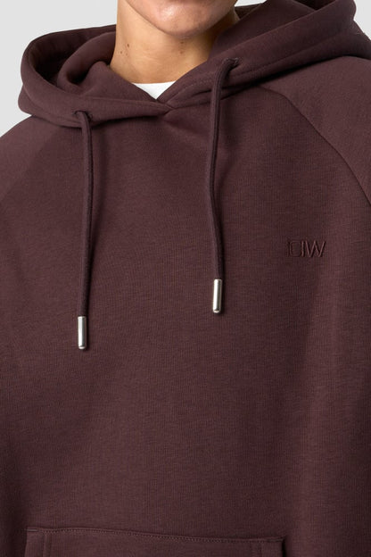 everyday hoodie wmn burgundy