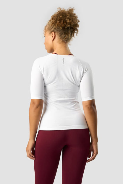 everyday seamless t-shirt mid sleeve white