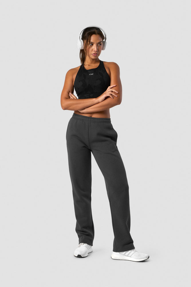 everyday straight leg sweatpants dark grey