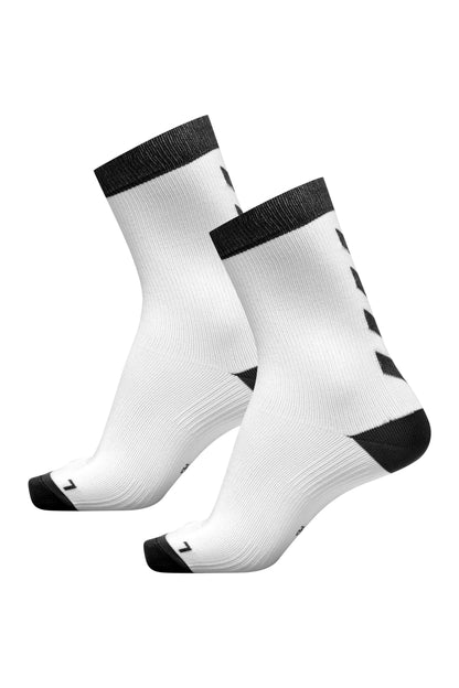 HUMMEL - Element Indoor Sport Sock 2 Pack - White/black