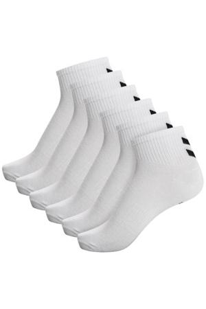 HUMMEL - Hmlchevron 6-pack  Mid Cut Socks - White/white