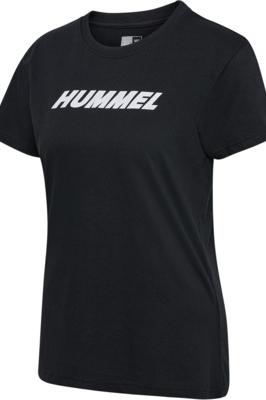 HUMMEL - Hmlelemental Logo Cotton Tee Woman - Black