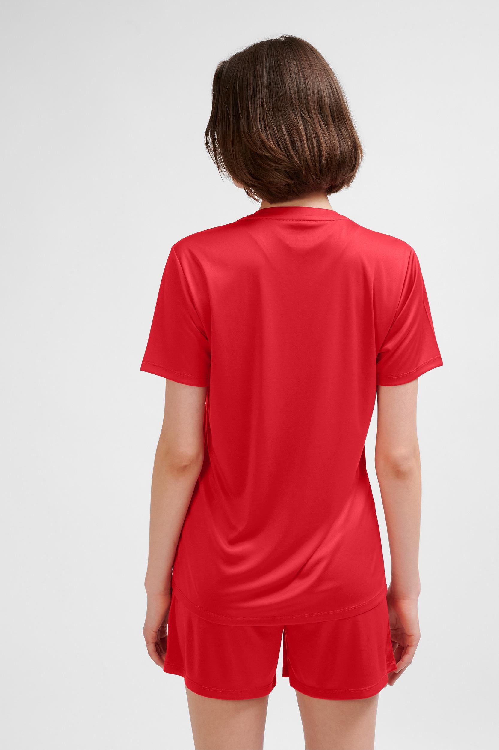 HUMMEL - Hmlessential Jersey S/s Woman - True Red