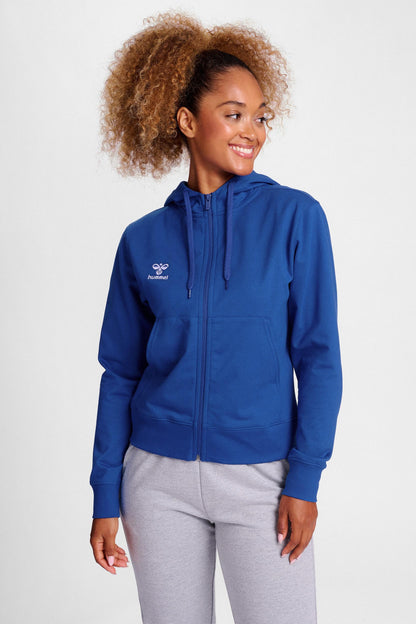 HUMMEL - Hmlgo 2.0 Zip Hoodie Woman - True Blue