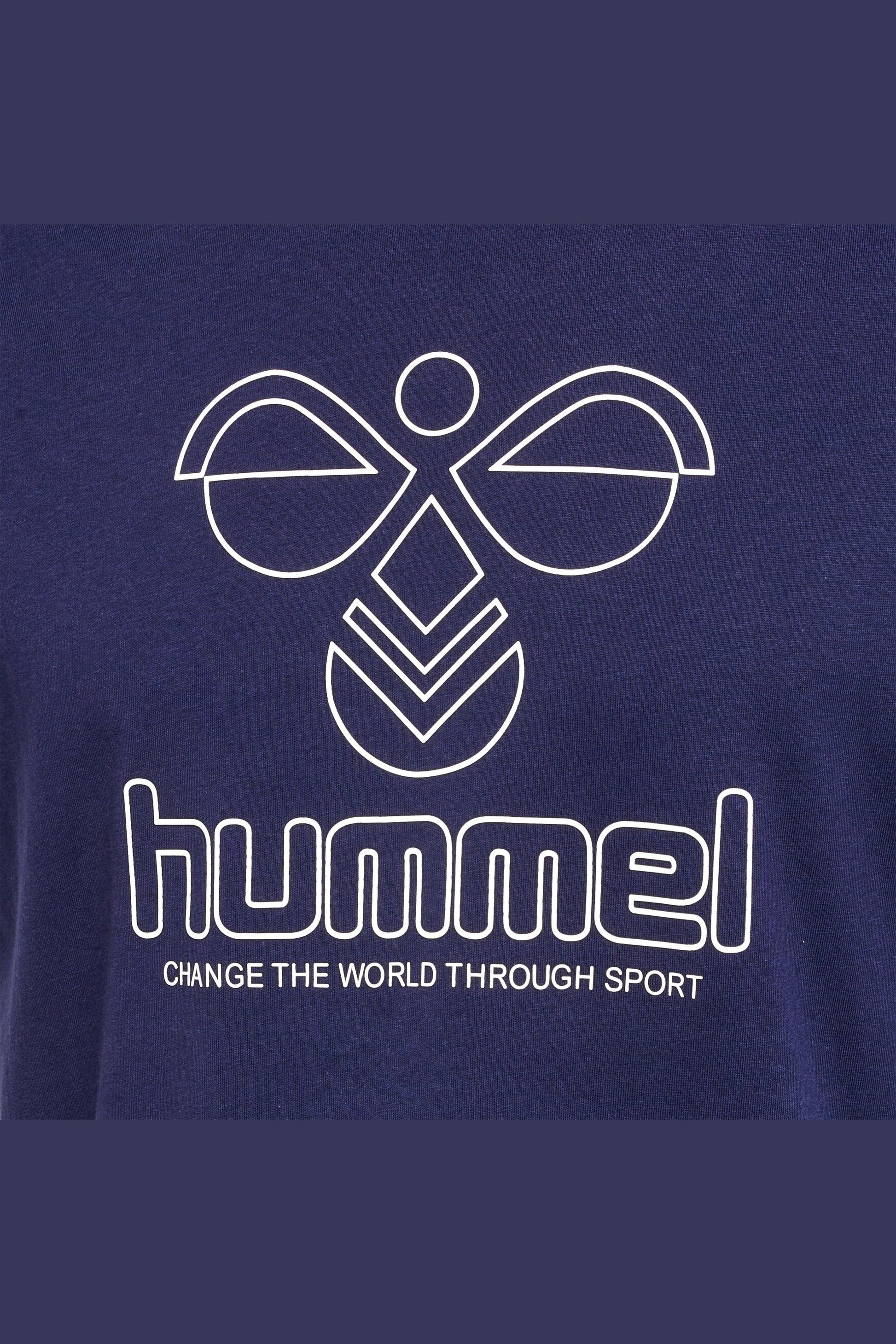 HUMMEL - Hmlicons Graphic T-shirt - Peacoat