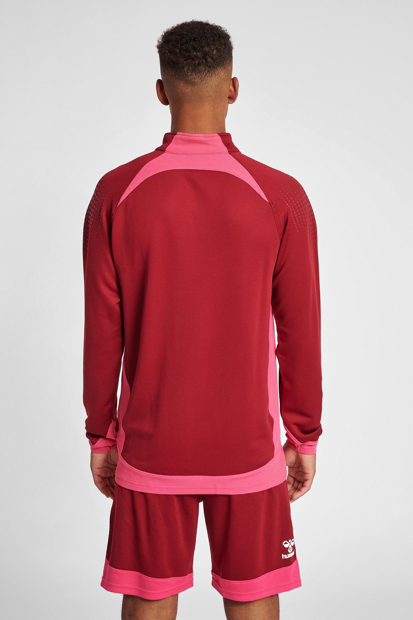 HUMMEL - Hmllead Half Zip - Biking Red