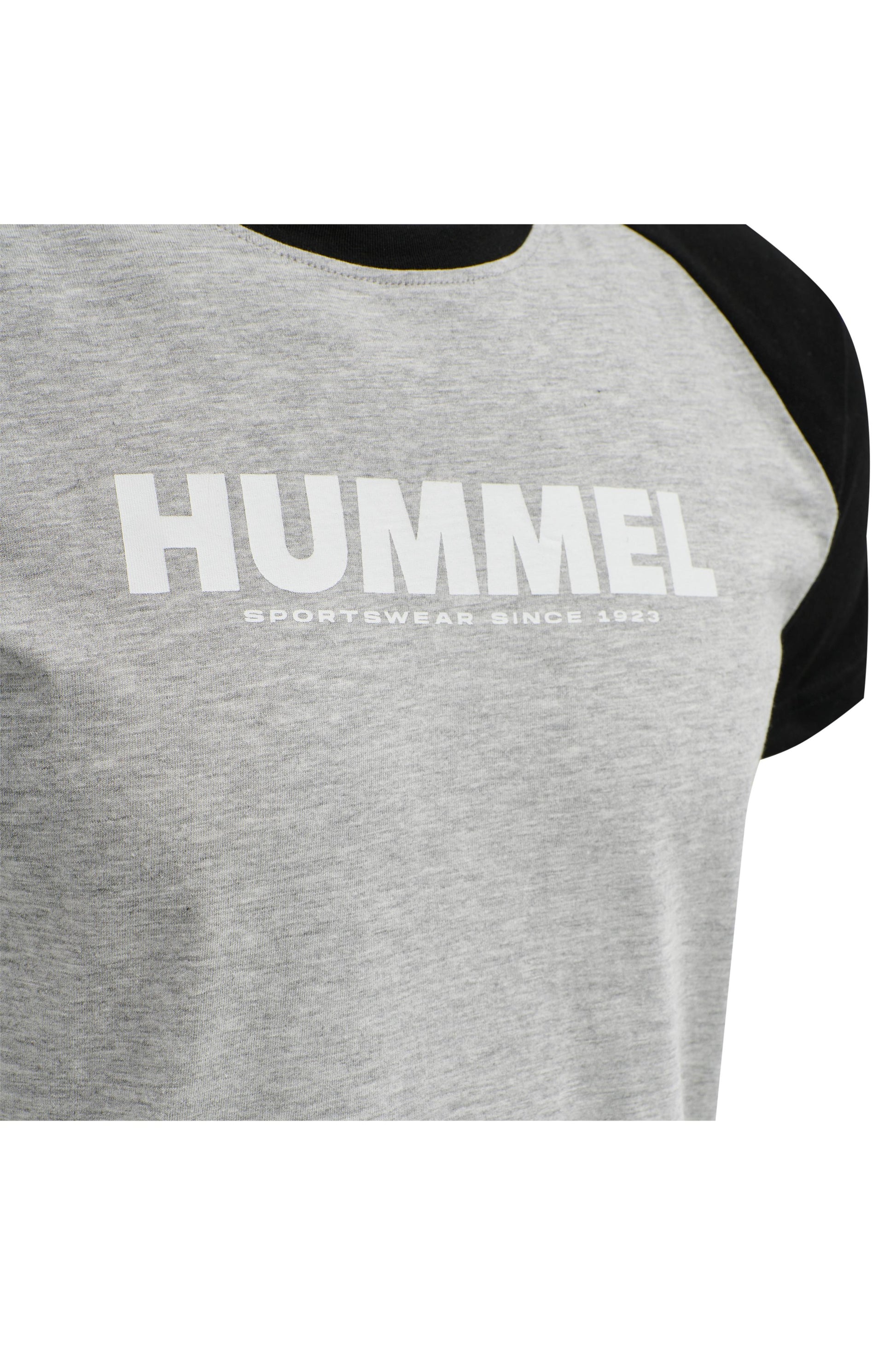 HUMMEL - Hmllegacy Blocked T-shirt - Grey Melange