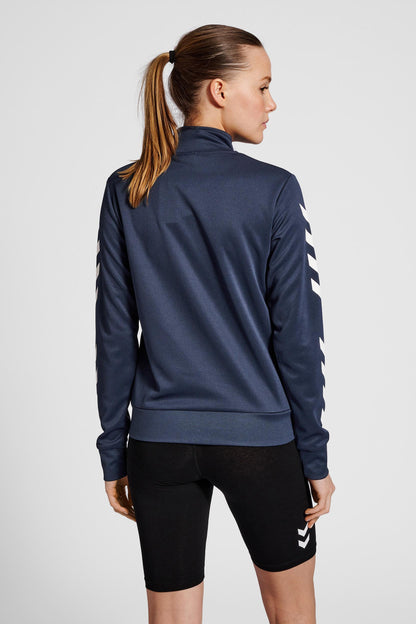 HUMMEL - Hmllegacy Poly Woman Zip Jacket - Blue Nights