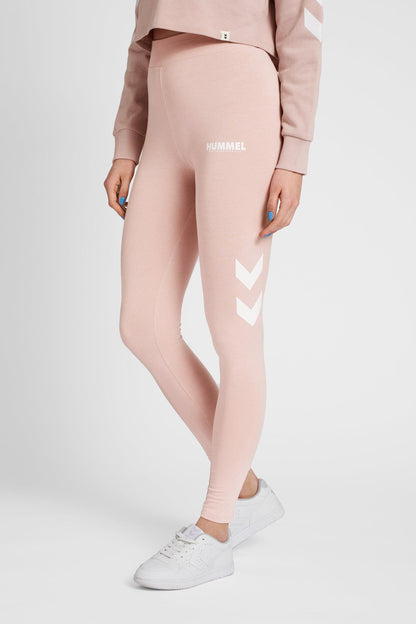 HUMMEL - Hmllegacy Woman High Waist Tights - Chalk Pink