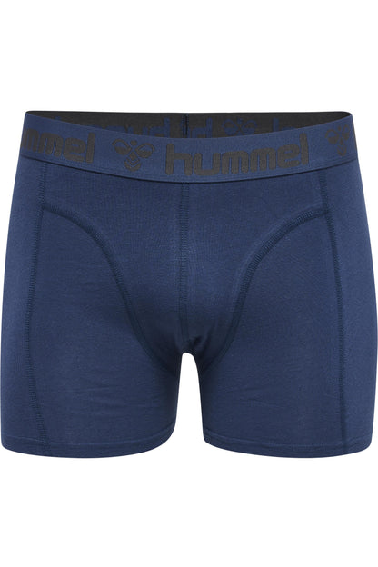 HUMMEL - Hmlmarston 4-pack Boxers - Black/insigina Blue