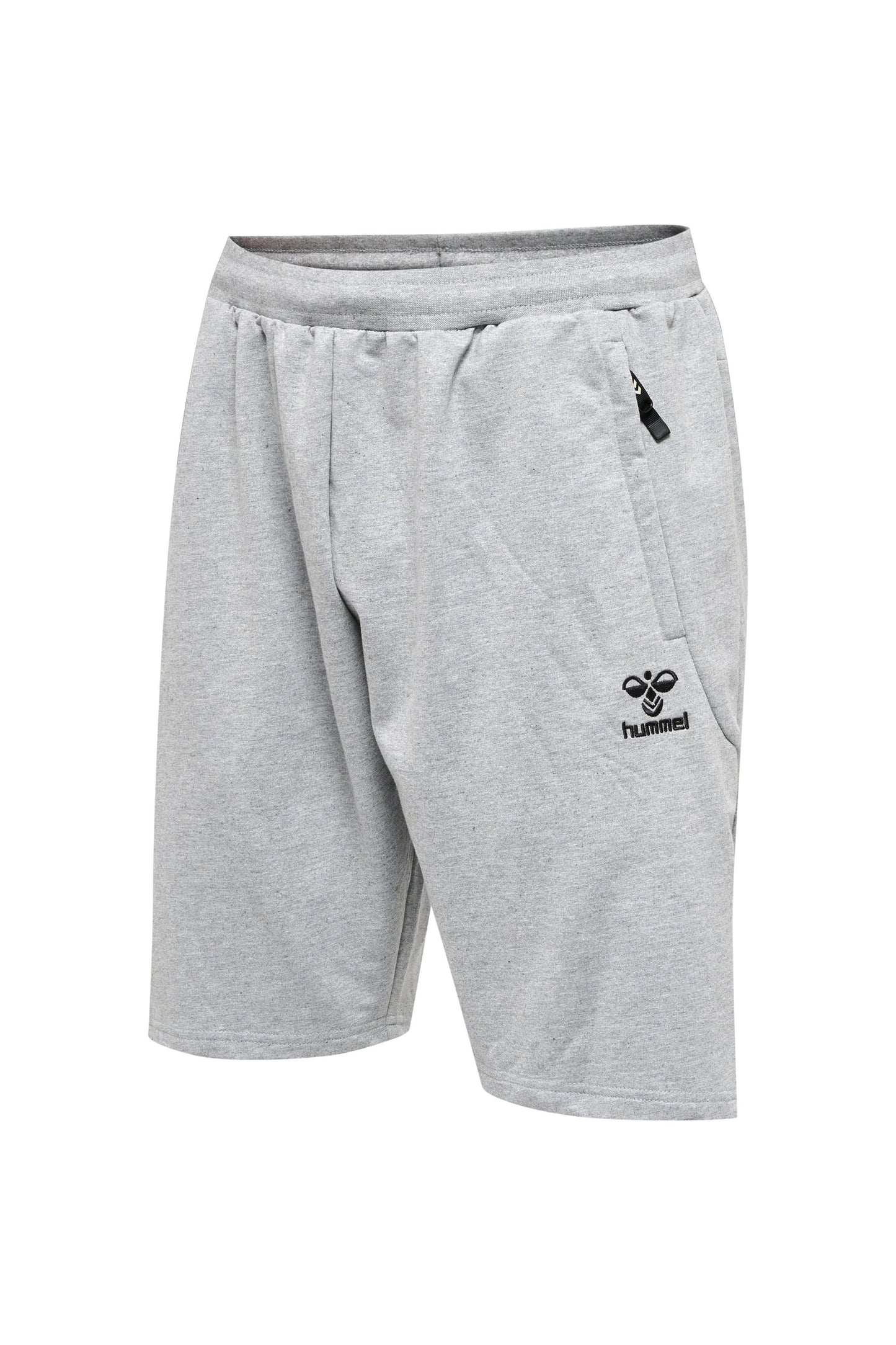 HUMMEL - Hmlmove Grid Cotton Shorts - Grey Melange