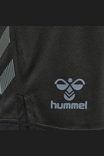 HUMMEL - Hmlongrid Poly Shorts Wo - Jet Black/forged Iron