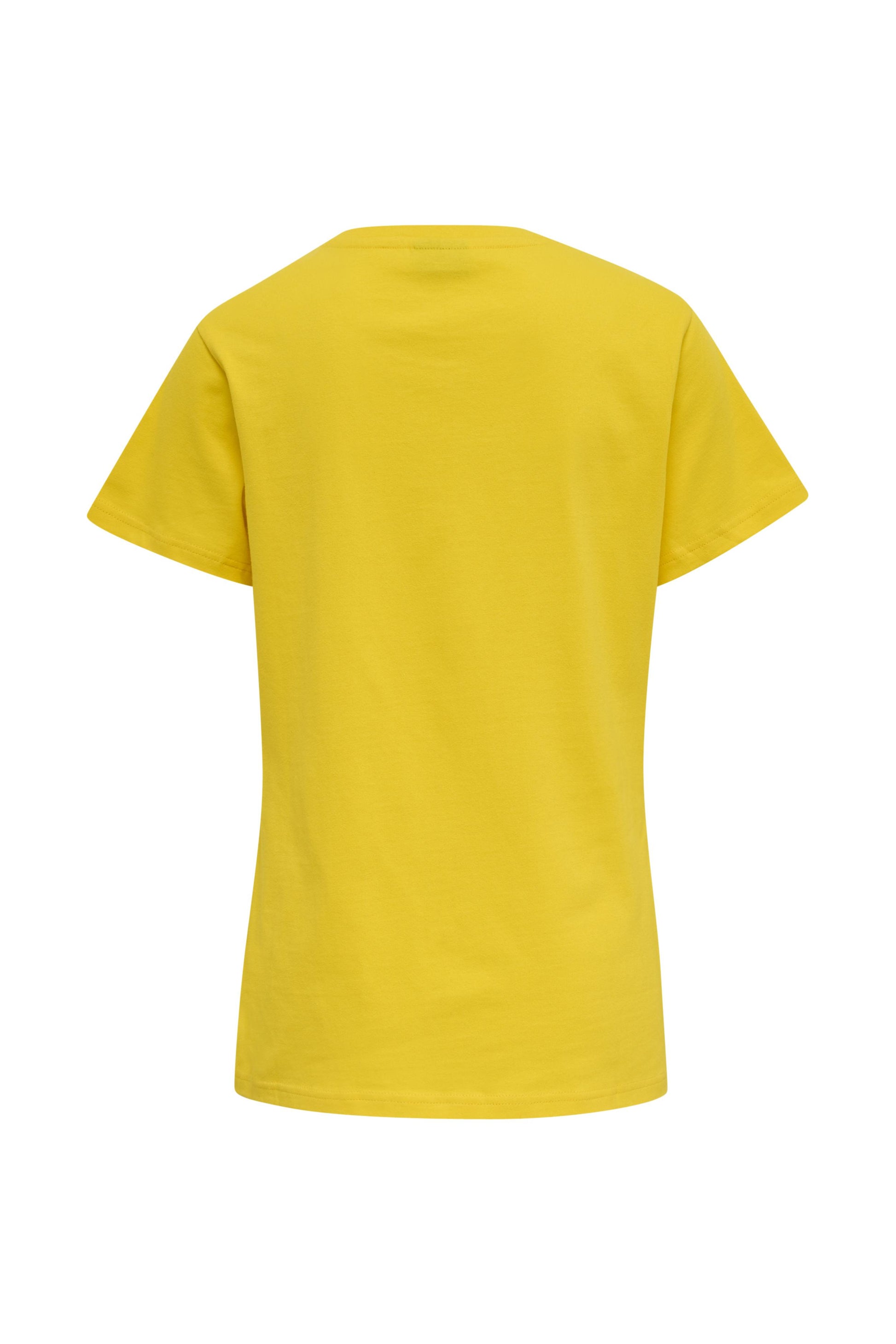 HUMMEL - Hmlred Basic T-shirt S/s Woman - Empire Yellow