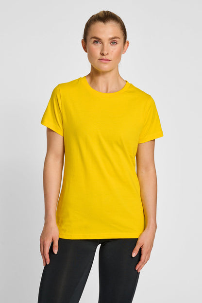 HUMMEL - Hmlred Heavy T-shirt S/s Woman - Empire Yellow