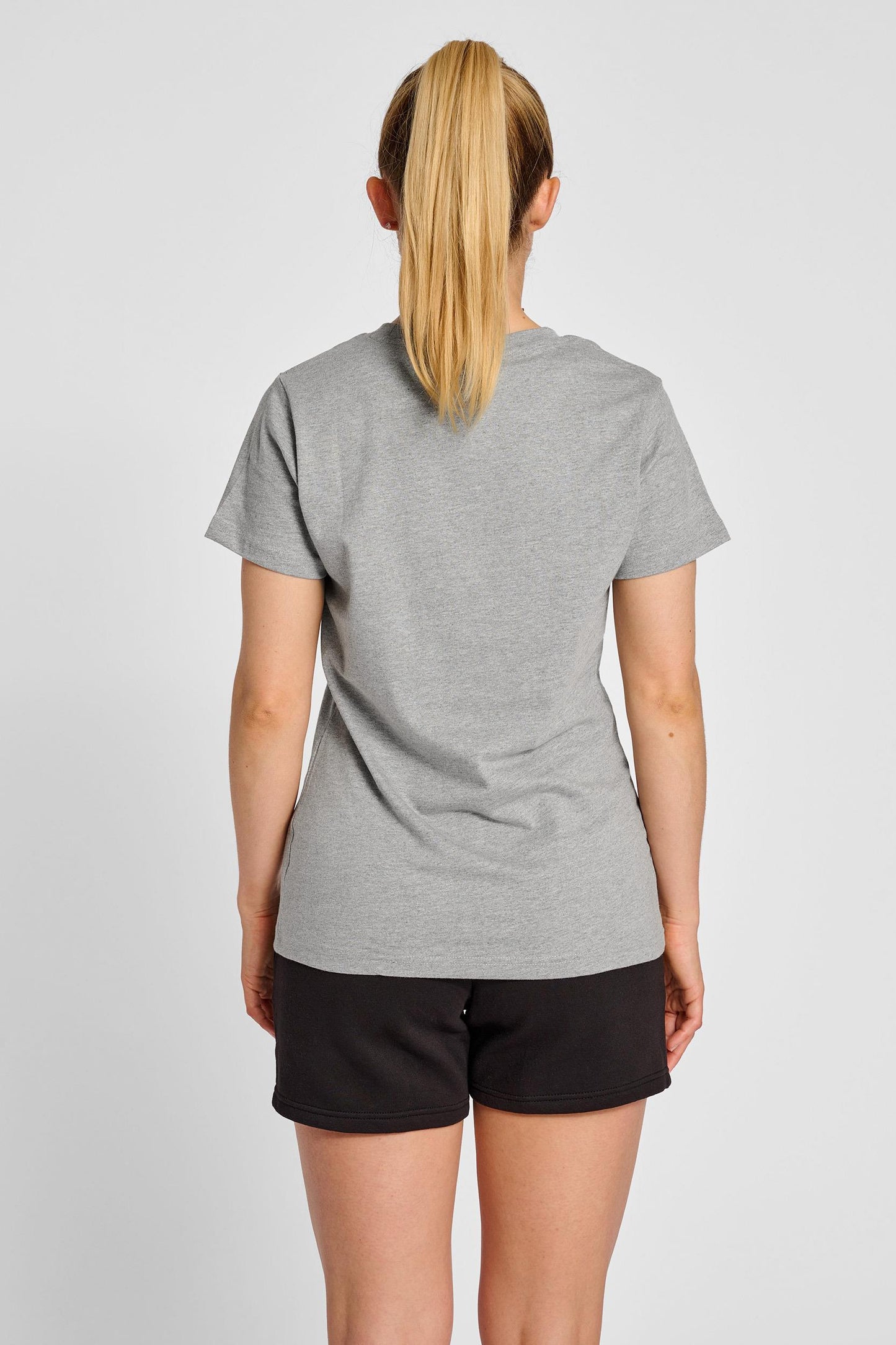 HUMMEL - Hmlred Heavy T-shirt S/s Woman - Grey Melange