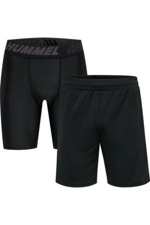 HUMMEL - Hmlte Topaz 2-pack Shorts Set - Black/black