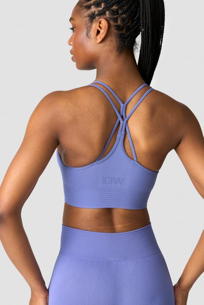 ICANIWILL - Define Seamless Sports Bra Violet Blue - Violet blue