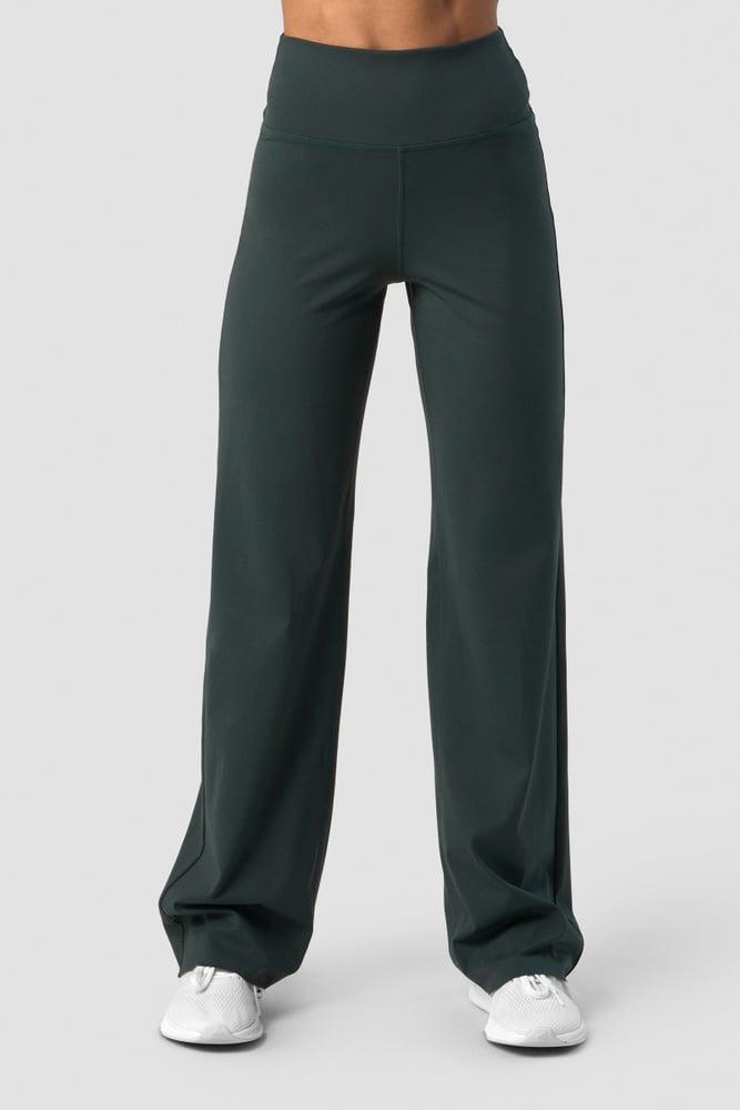 ICANIWILL - Nimble Straight Leg Pants - Dark Green