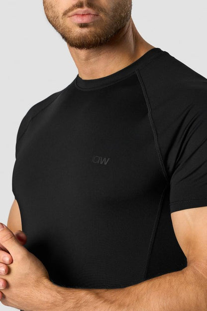 ICANIWILL - Stride Muscle Fit T-shirt - Black