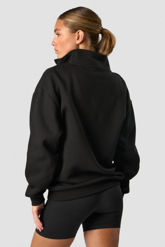 nimble 1/4 zip black