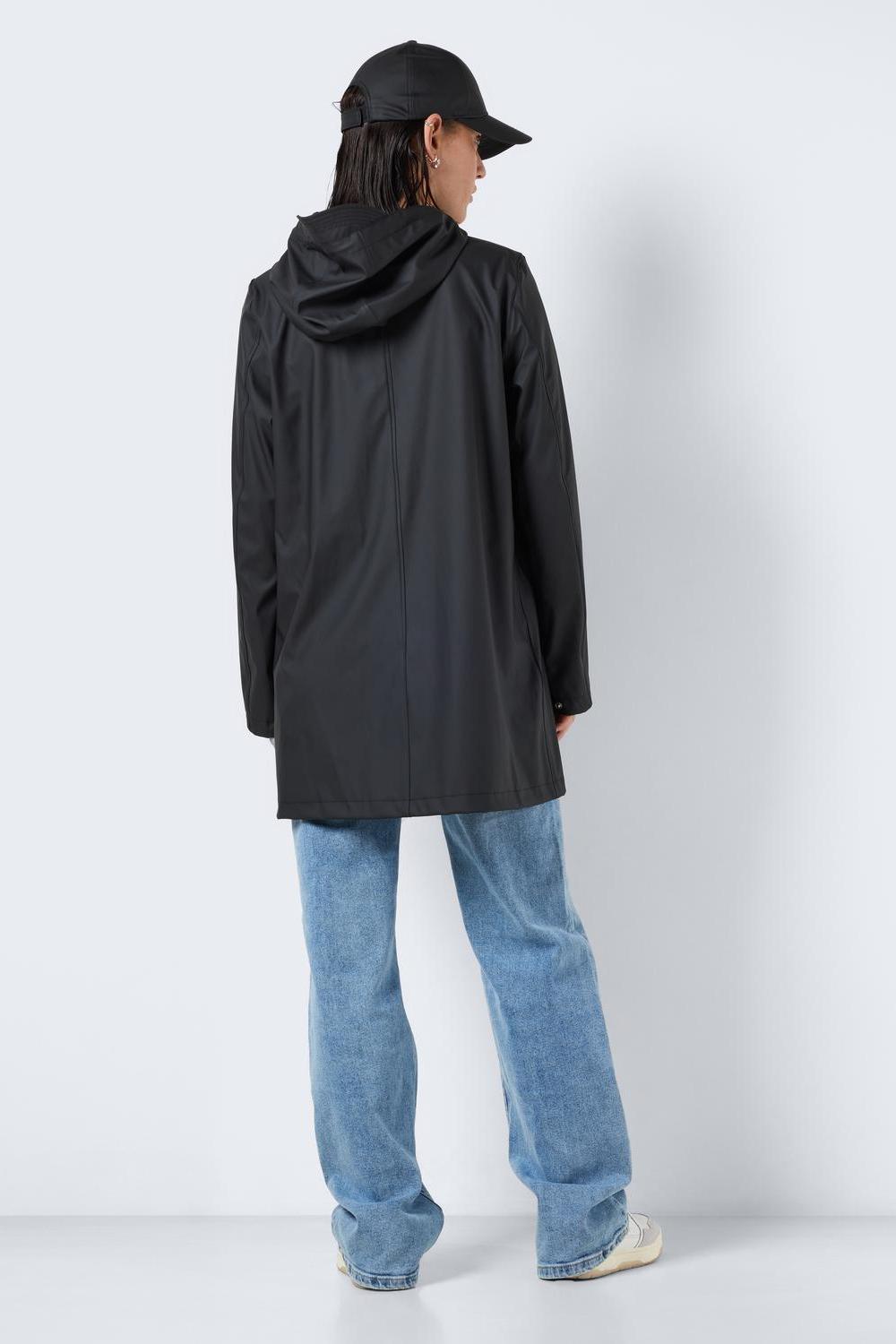 NOISY MAY - Sky L/s A-line Raincoat - Black