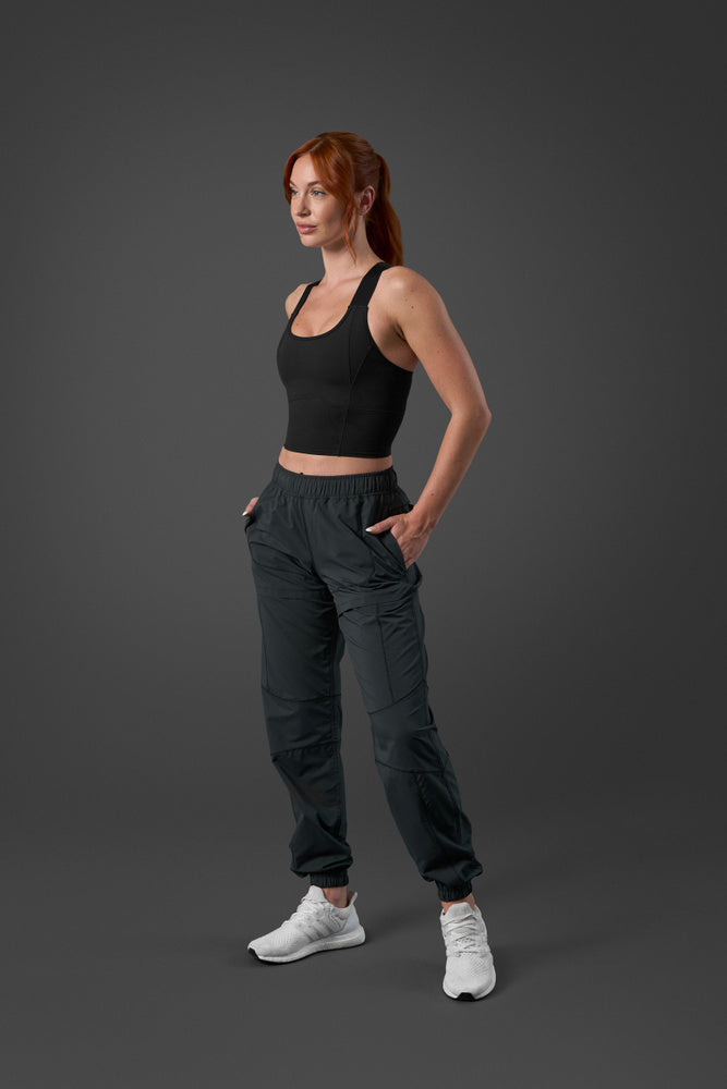 reboot 2-in-1 sports bra black