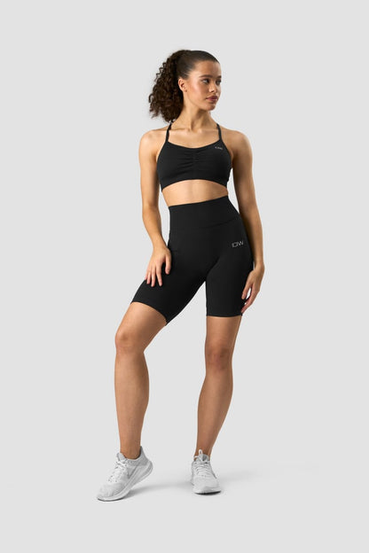 scrunch seamless sports bra black