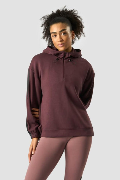 stance hoodie wmn burgundy