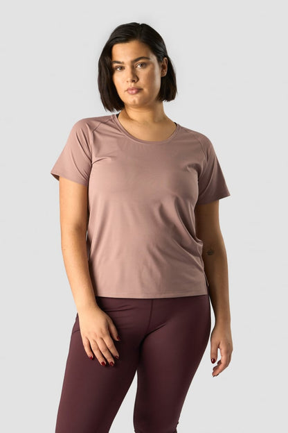 stride t-shirt wmn light mauve